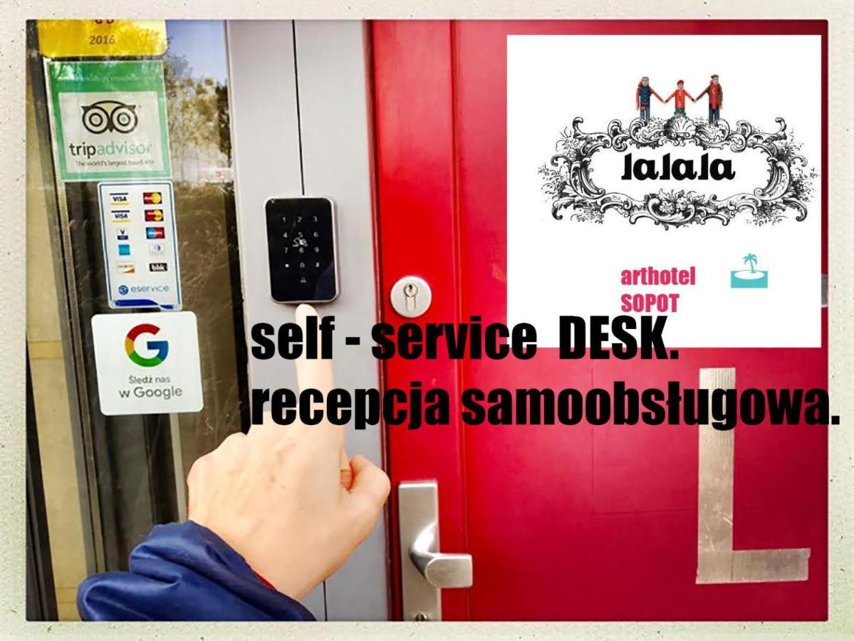 Lalala Leilighet Sopot Eksteriør bilde